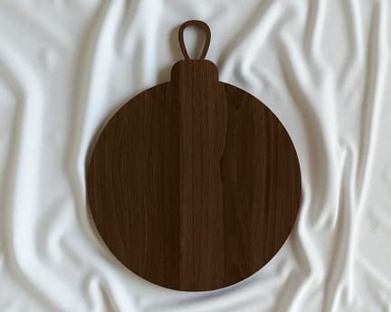 Laser Cut Decorative Christmas Bauble Blank