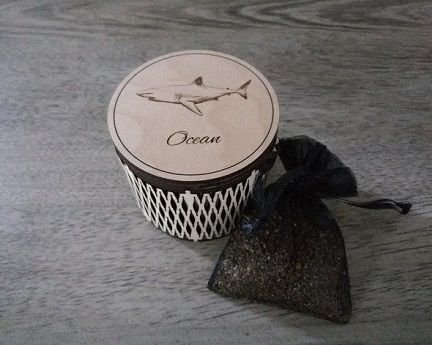 Laser Cut Living Hinge Round Box