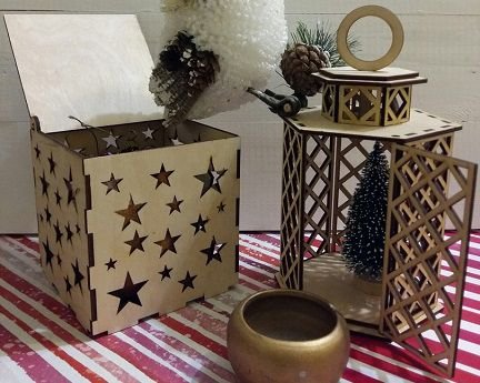 Laser Cut Decorative Candle Holder Lantern