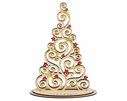 Laser Cut Tabletop Christmas Tree Stand