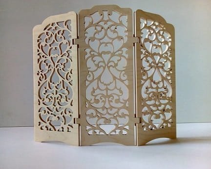 Laser Cut Decorative Folding Screen