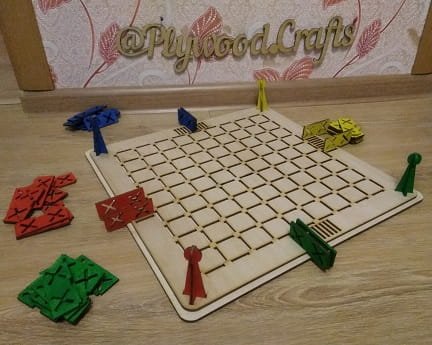 Laser Cut Kimitatsu Meiro Maze Board Game