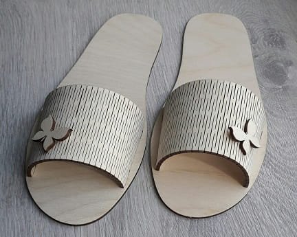 Laser Cut Living Hinge Slippers