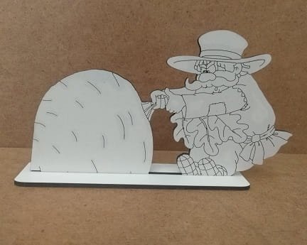 Laser Cut Russian Fairy Tale Repka Characters Decor Stand