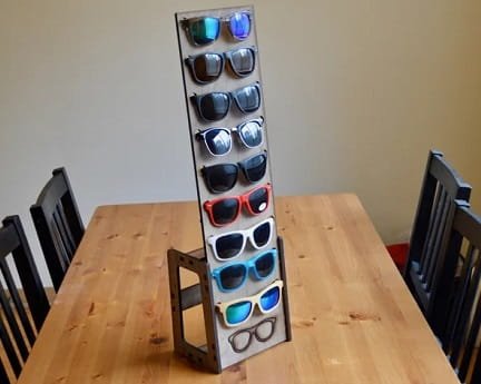 Laser Cut Sunglass Display Stand