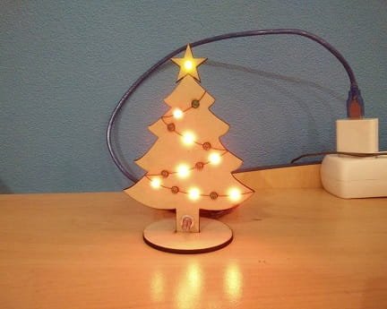 Laser Cut Christmas Tree Decor Stand