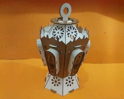 Laser Cut Decorative Ramadan Lantern