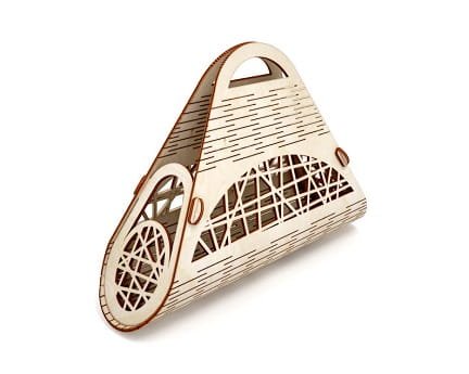 Laser Cut Living Hinge Purse