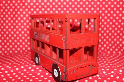 Laser Cut London Bus 3D Wooden Model