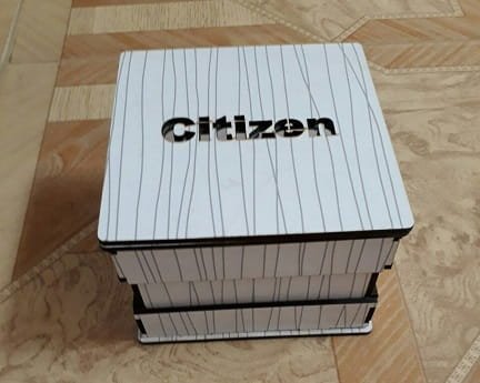 Laser Cut Wooden Watch Box Packaging