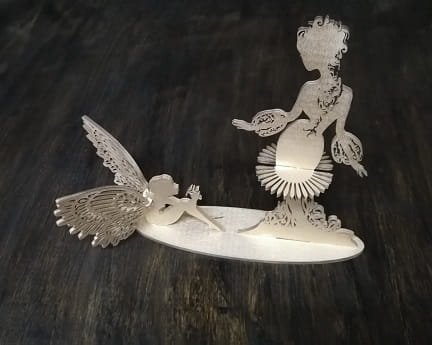 Laser Cut Fairies Napkin Holder for Table