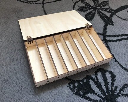 Laser Cut Wooden Fishing Tackle Box