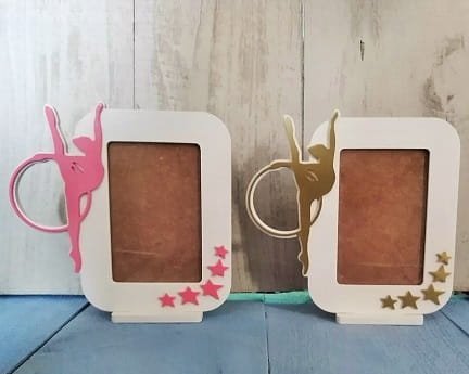 Laser Cut Gymnastics Tabletop Photo Frame