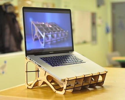 Laser Cut Overheating Protection Stand for Laptop