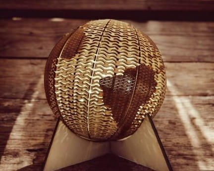 Laser Cut Living Hinge Globe Light