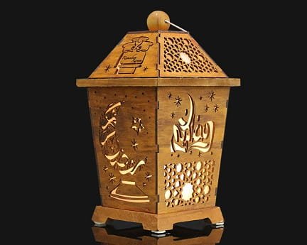 Laser Cut Wooden Ramadan Lantern