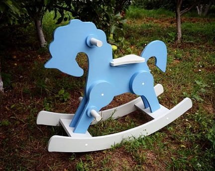 Laser Cut Playful Rocking Horse For Kids