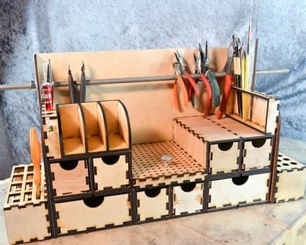 Laser Cut Amazing Tool Organizer With Drawers