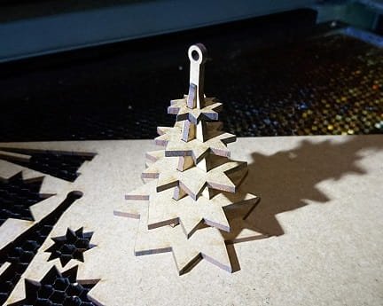 Laser Cut Christmas Tree Decoration Stand